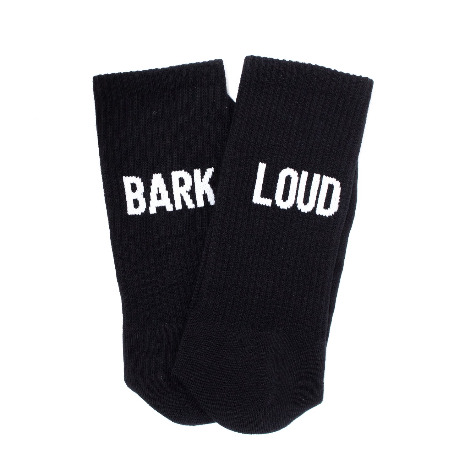 socks "BARK LOUD"