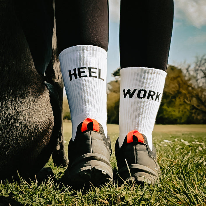 socks "HEEL WORK"