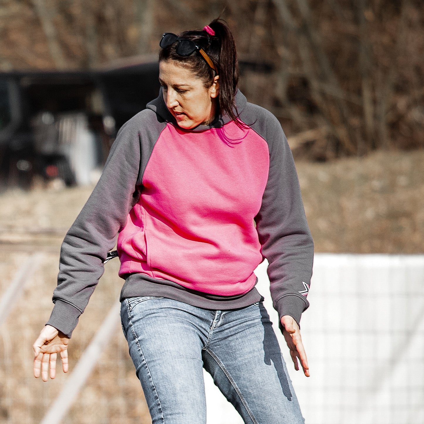 woody glow - Damen Hoodie