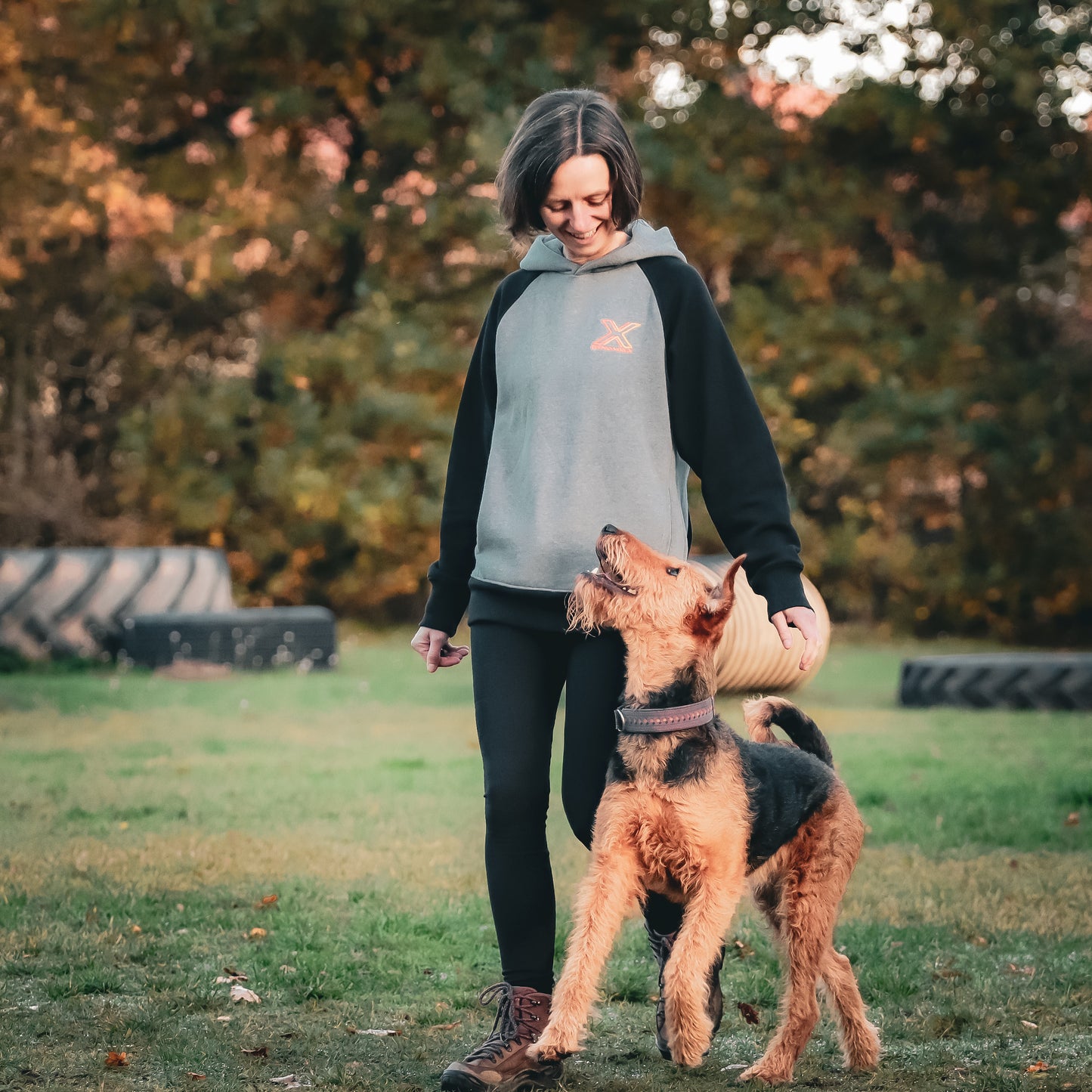 woody neon - Damen Hoodie